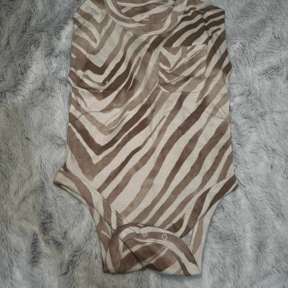 Banana Republic Zebra Print Bodysuit